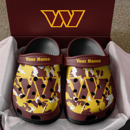Premium NFL WAS Camo CLogs V1 NMD TTV