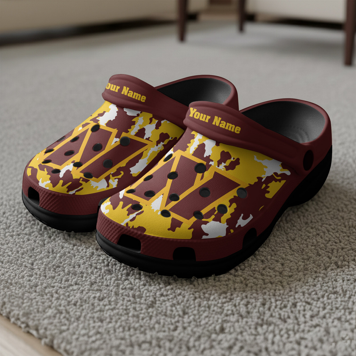 Premium NFL WAS Camo CLogs V1 NMD TTV