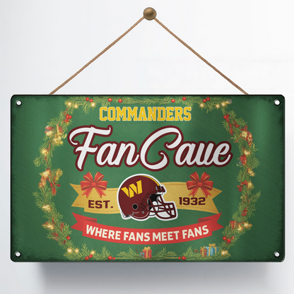 Premium NFL WAS Cave Metal Sign V2 NMD TTV