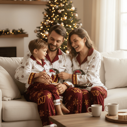 Premium NFL WAS Christmas Pajamas V1 NMD TTV