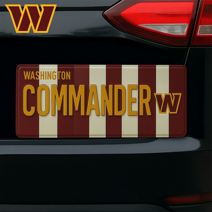 Premium NFL WAS License Plate Frame HI V1 NMD TTV