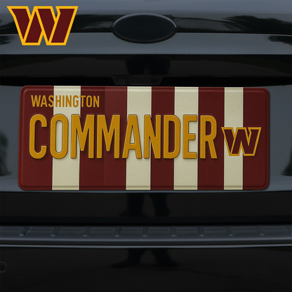 Premium NFL WAS License Plate Frame HI V1 NMD TTV