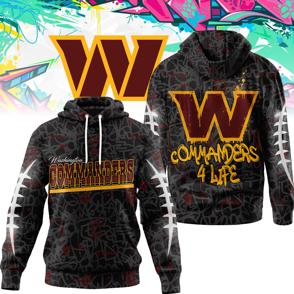 Premium NFL WAS Special Graffiti Hoodie V2 NMD  TTV