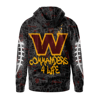 Premium NFL WAS Special Graffiti Hoodie V2 NMD  TTV