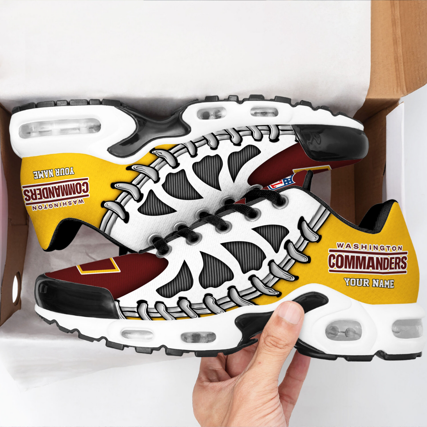 Premium NFL WAS Spine Rush Air Max Sneaker V4 NMD  TTV