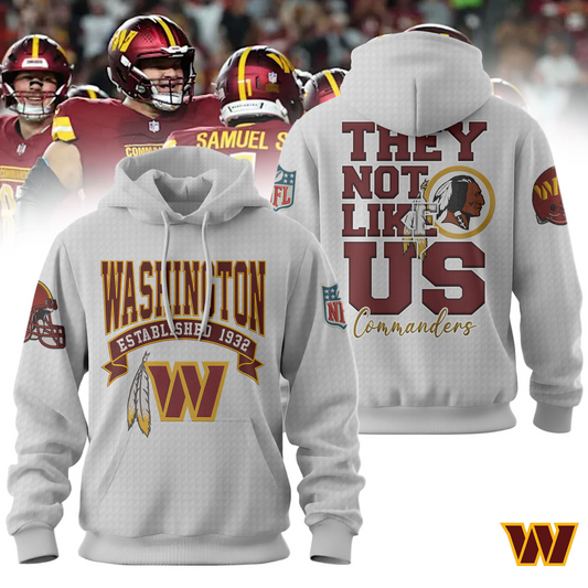 Premium NFL WAS They Not Like Us Hoodie V1 NMD25 TTV