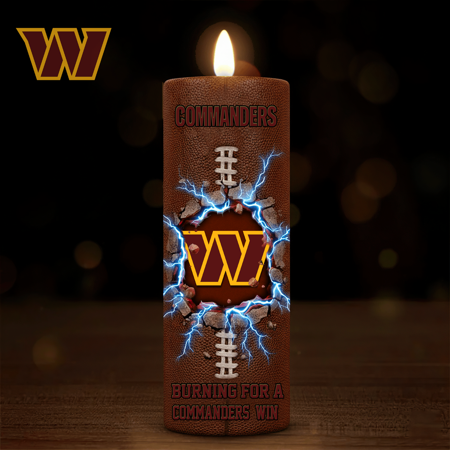 Premium NFL WAS Victory Candle V1 NMD TTV