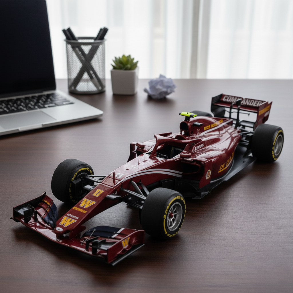 Premium NFL WAS x F1 Racing Car Collectible Model V1 NMD TTV