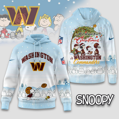 Premium NFL WAS x Peanuts Snow Day Hoodie V3 NMD TTV