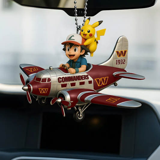 Premium NFL WAS x POK Car Ornament V1 DATND TANTD