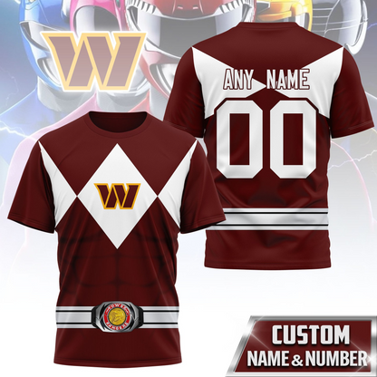Premium NFL WAS x PWR T-shirt V1 NMD TTV
