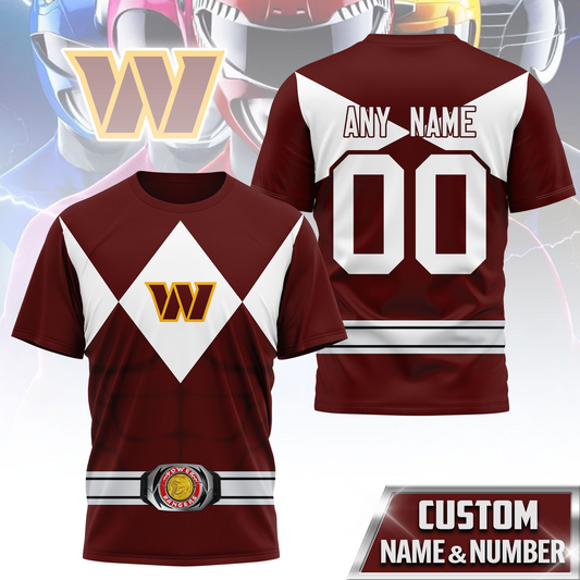 Premium NFL WAS x PWR T-shirt V1 NMD TTV