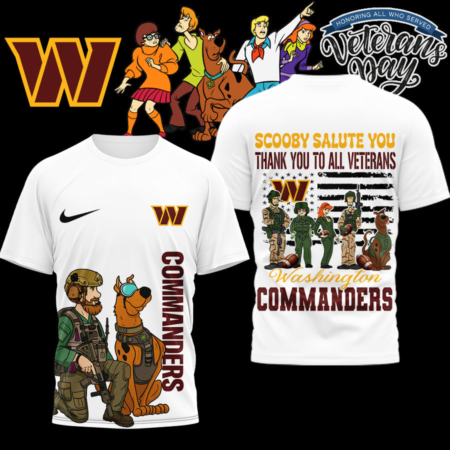 Premium NFL WAS x SCO Salute Veterans T-shirt V15 NMD NHM