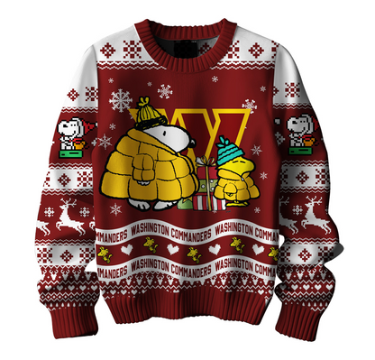 Premium NFL WAS x SNP Ugly Sweater V1 NMD TTV