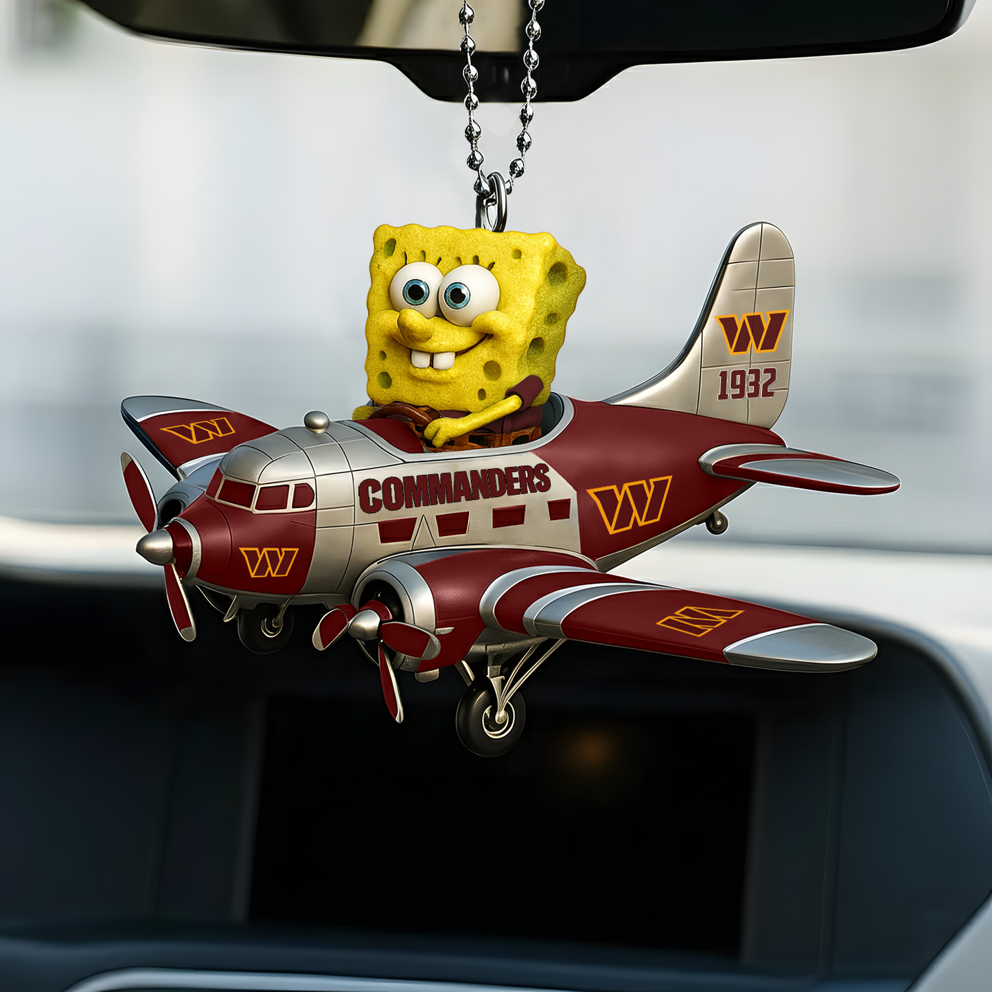 Premium NFL WAS x SPO Car Ornament V1 DATND TANTD