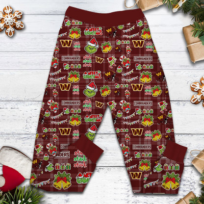 Premium NFL WAS x The Grinch Pajamas V1 NMD TTV