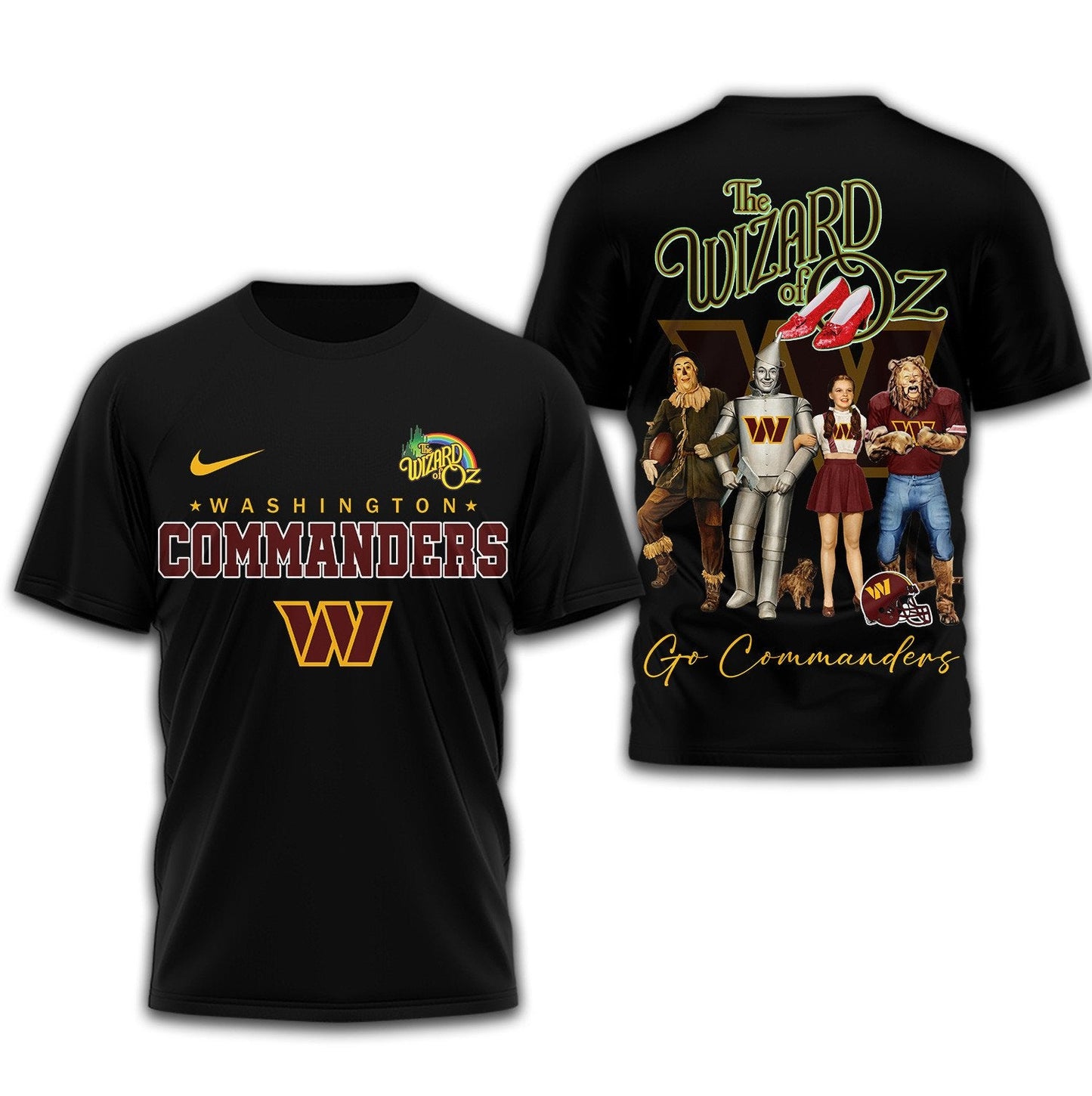 Premium NFL WAS x The Wizard Of Oz T-shirt V1 NMD NHM