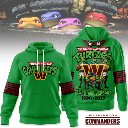 Premium NFL WAS x TMNT 35th Anniversary Hoodie V1 NMD TTV