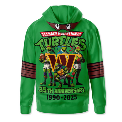 Premium NFL WAS x TMNT 35th Anniversary Hoodie V1 NMD TTV