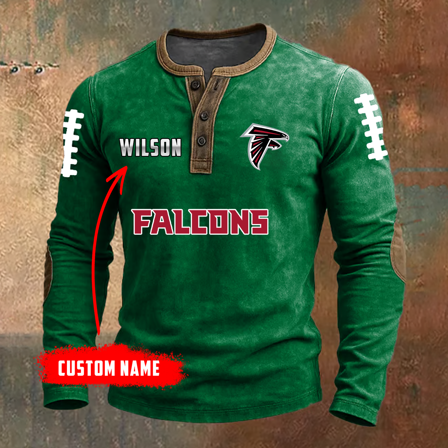 PREMIUM NFL X ATL LONG SLEEVE SHIRT NDT TDT