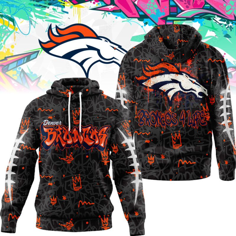 Premium NFL X COS  Special Graffiti My Team 4 Life Hoodie NDT TDT