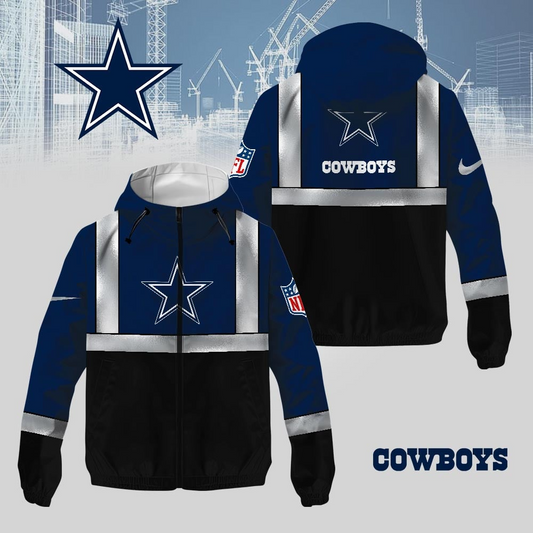 Premium NFL x DAL Safety Windbreaker Jacket V1 NAK