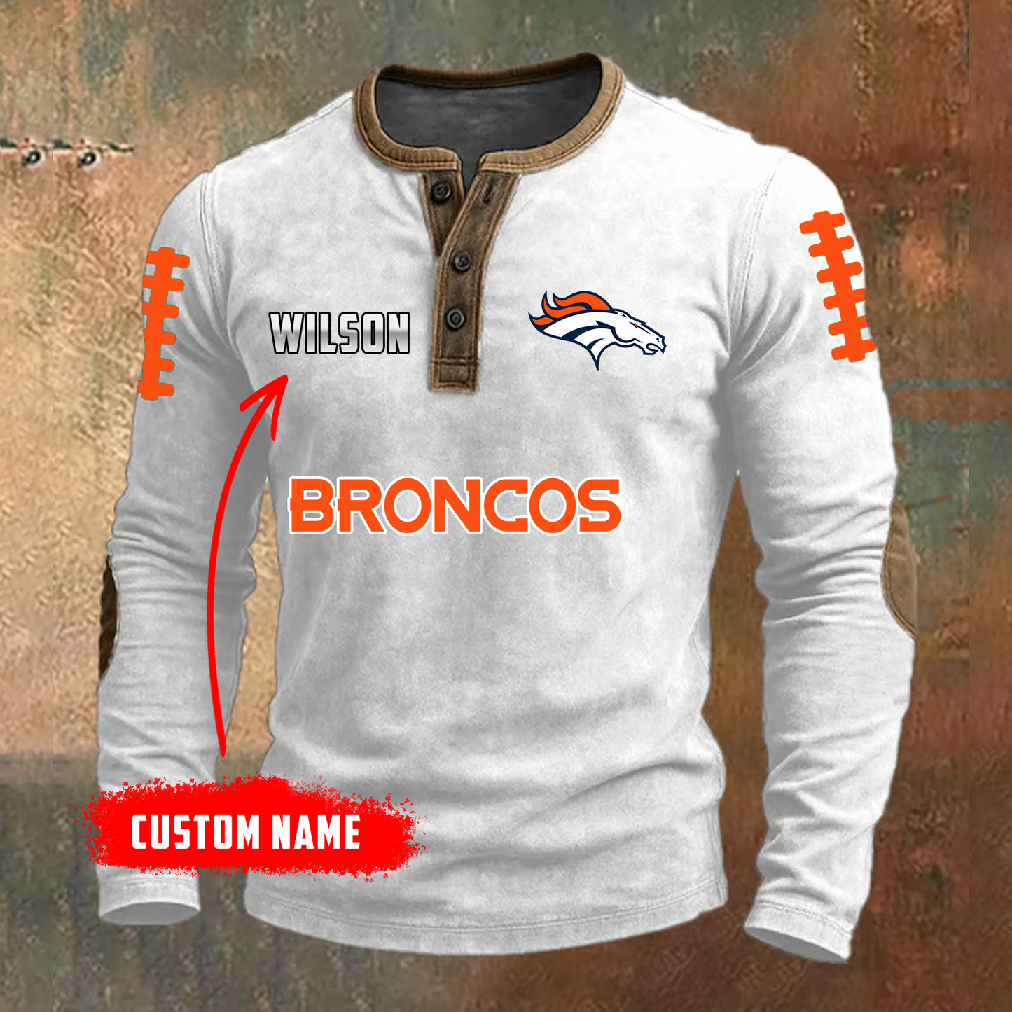 PREMIUM NFL X DEN LONG SLEEVE SHIRT NDT TDT