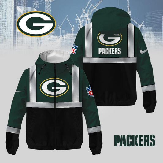 Premium NFL x GBP Safety Windbreaker Jacket V1 NAK