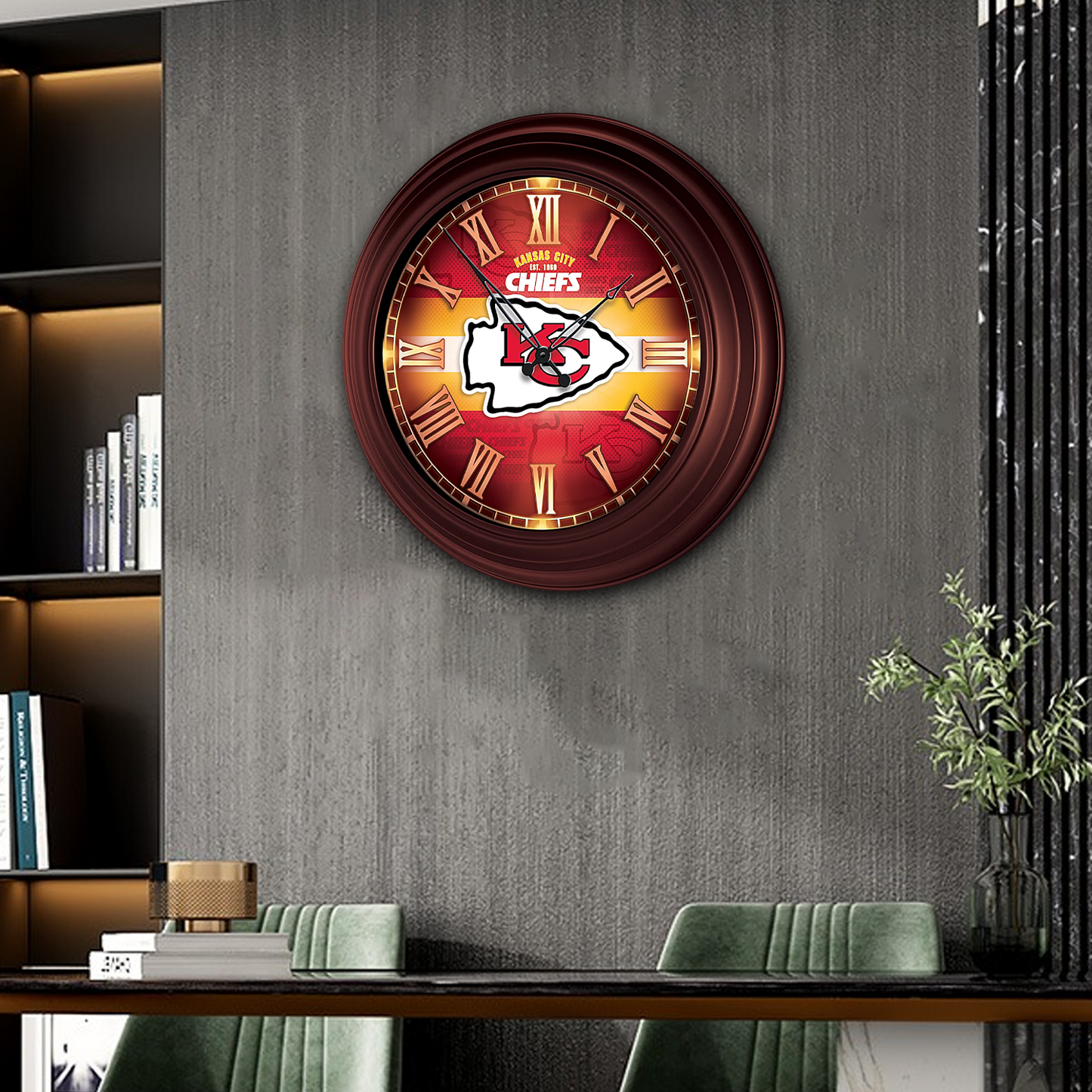 PREMIUM NFL x KCC ATOMIC WALL CLOCK NDT TDT