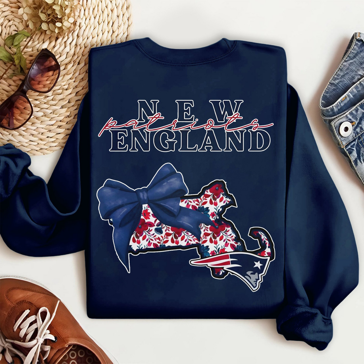 Premium NFL x NEP Cozy State Bow Sweatshirt TUANND TANTD