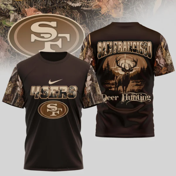 Premium NFL X SF Deer Hunting 3D Shirt NDT NHM