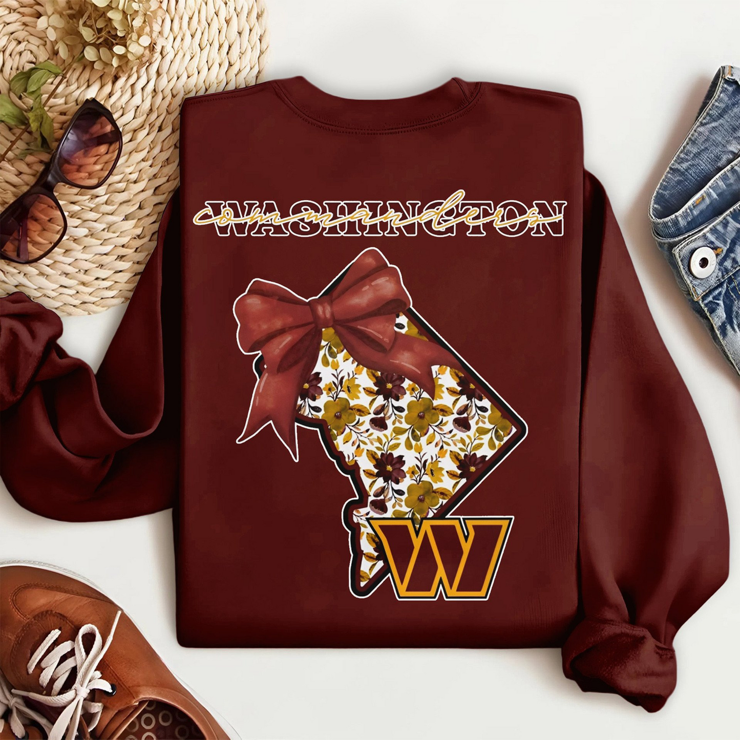 Premium NFL x WAS Cozy State Bow Sweatshirt TUANND TANTD