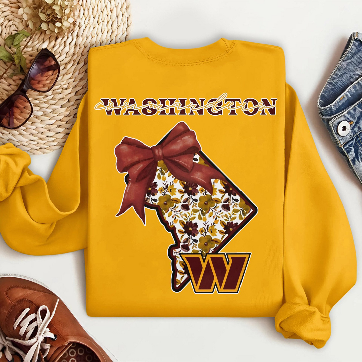 Premium NFL x WAS Cozy State Bow Sweatshirt TUANND TANTD