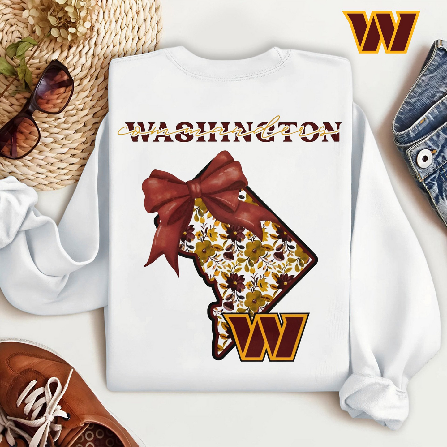 Premium NFL x WAS Cozy State Bow Sweatshirt TUANND TANTD