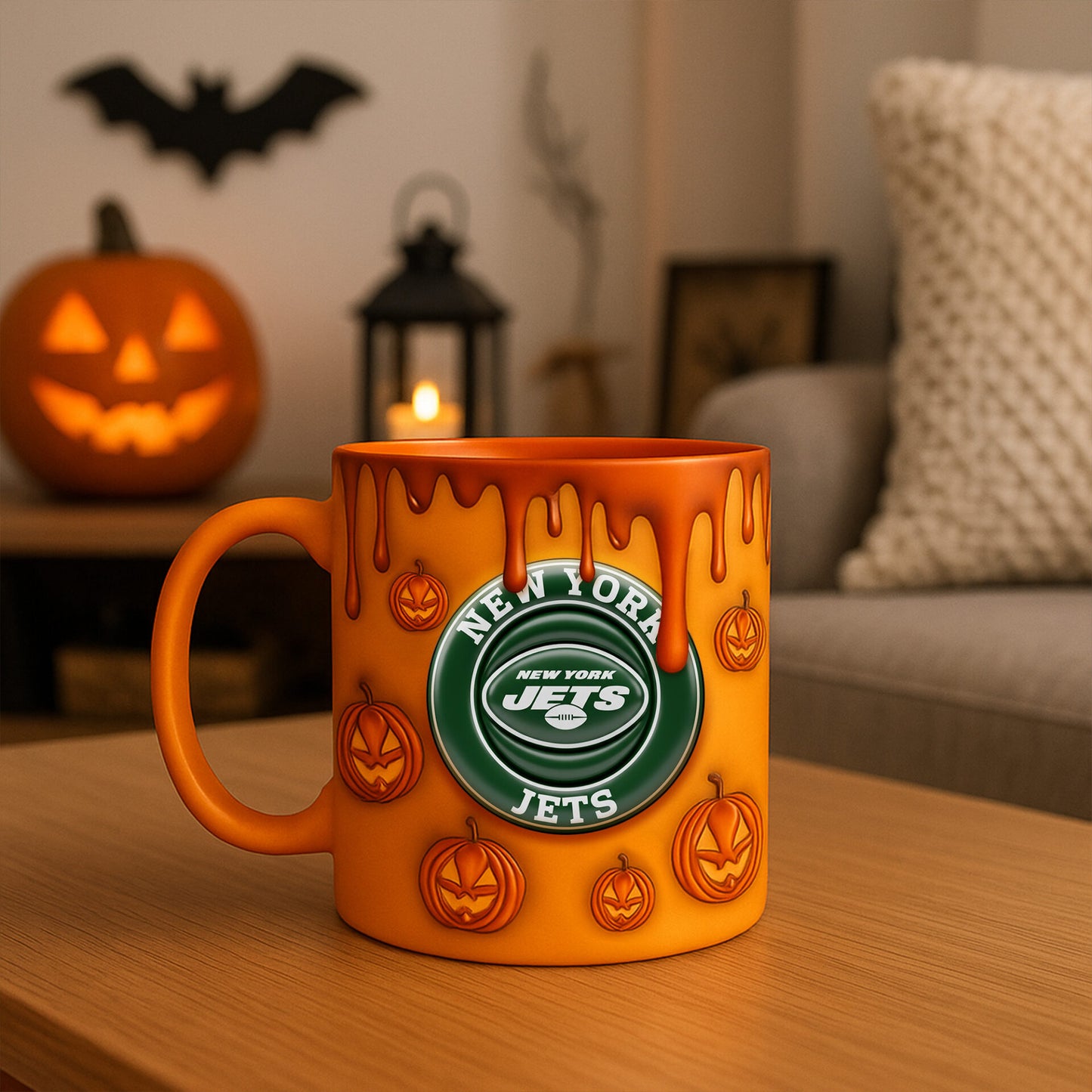 Premium NYJ NFL Halloween Mug V1 NAK PTTD