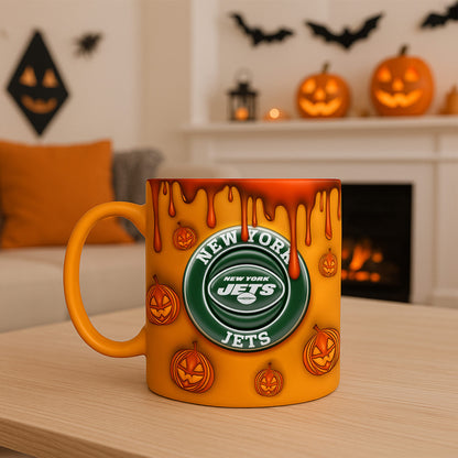 Premium NYJ NFL Halloween Mug V1 NAK PTTD