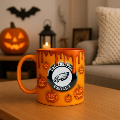 Premium PHI NFL Halloween Mug V1 NAK PTTD