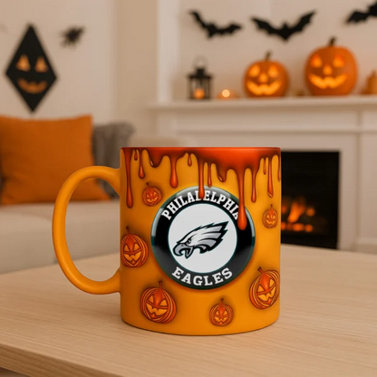 Premium PHI NFL Halloween Mug V1 NAK PTTD