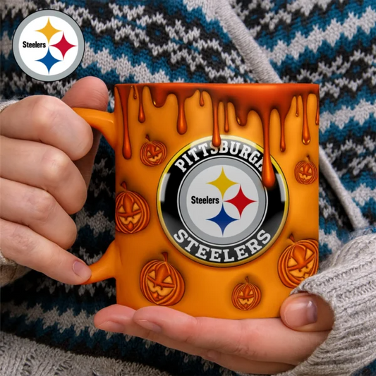 Premium PIT NFL Halloween Mug V1 NAK PTTD