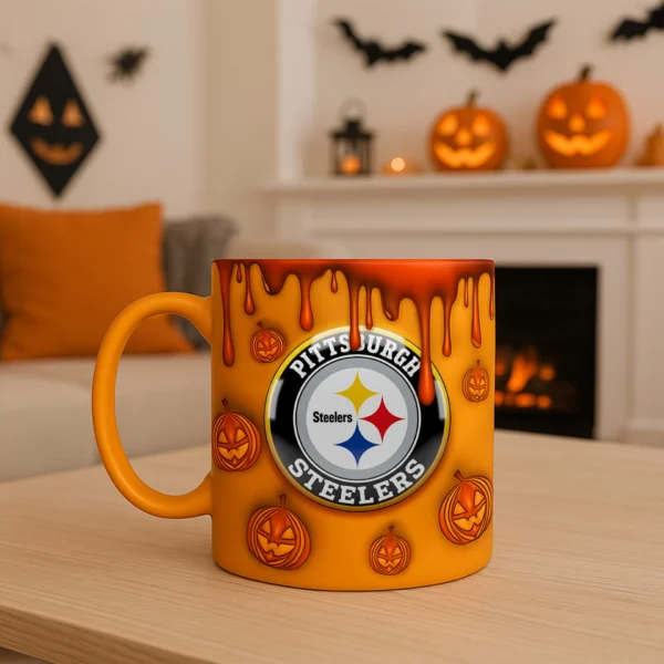 Premium PIT NFL Halloween Mug V1 NAK PTTD