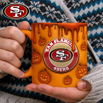 Premium SAN NFL Halloween Mug V1 NAK PTTD