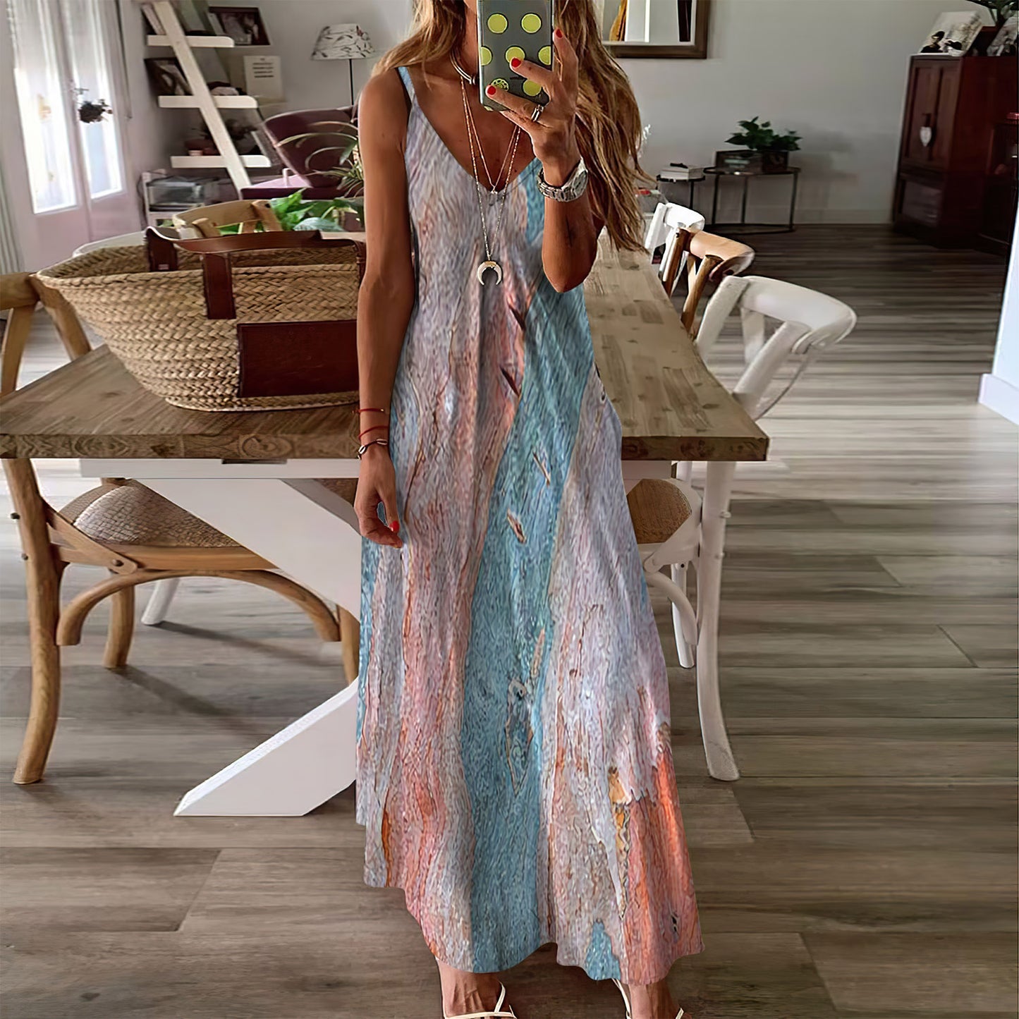 Beach Dreams Sleeveless Maxi Dress | Women Summer Dress | Sundress