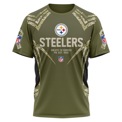 PS Premium NFL Salute to Service Camo 3D Shirt DDT CTND