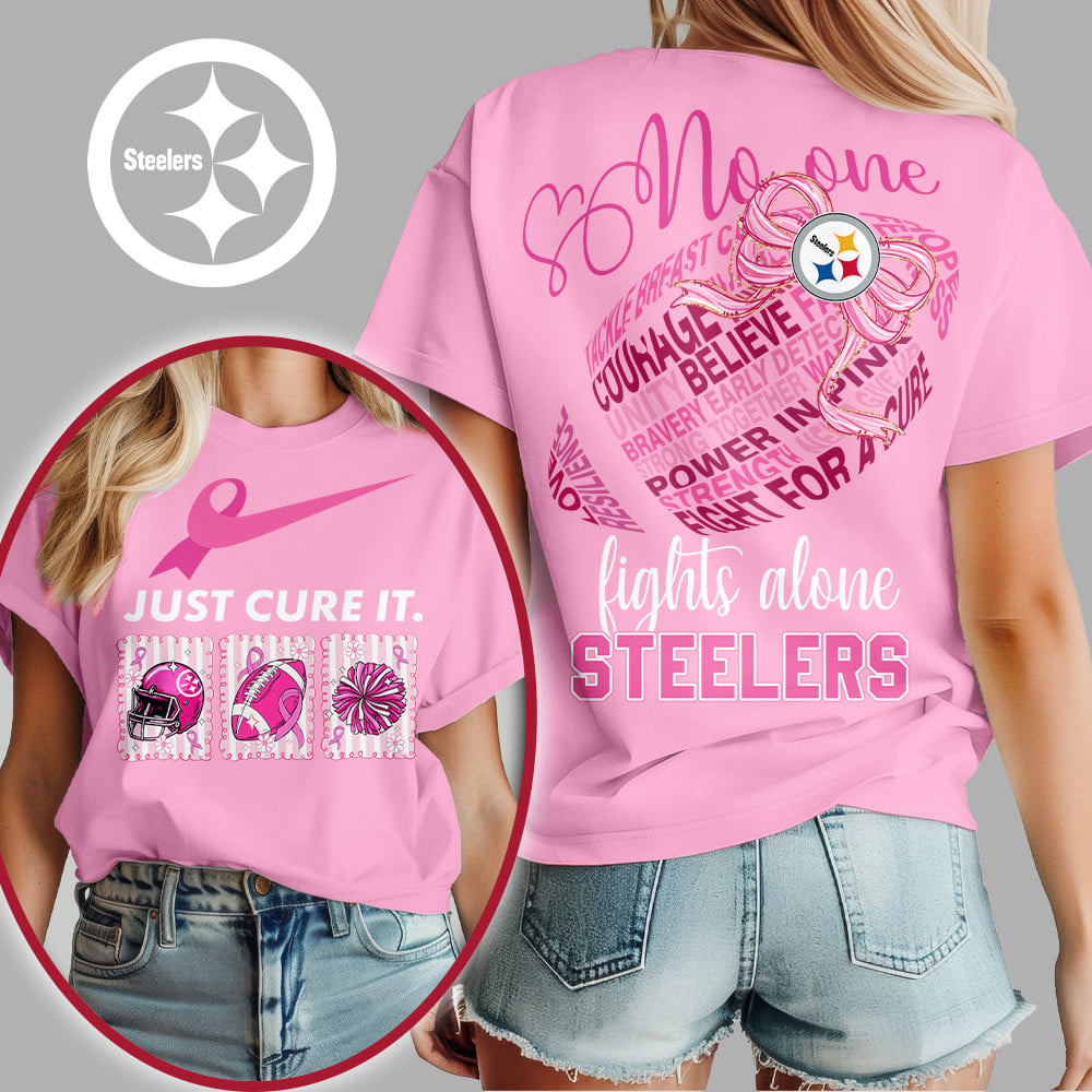 PS x Premium NFL Breast Cancer Awareness T-Shirt DDT HLP