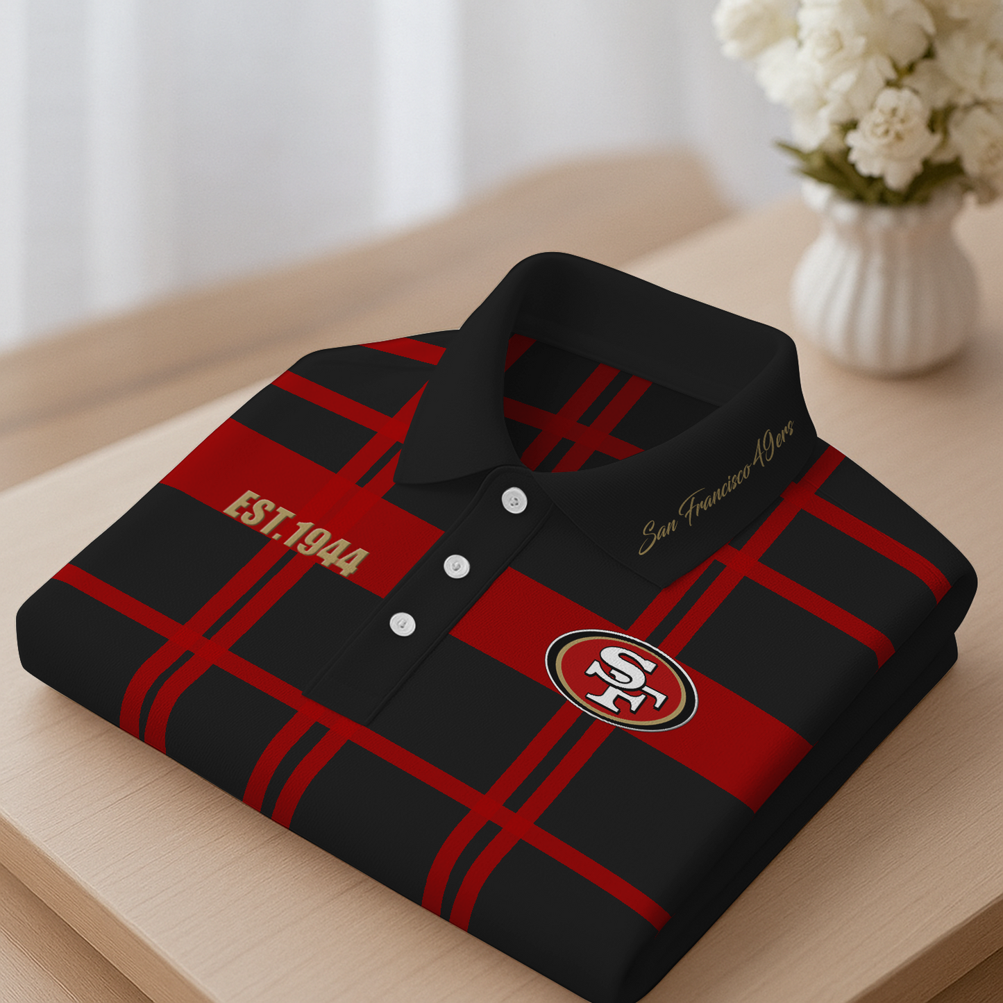 SF Premium NFL Polo Shirt DatND DVT