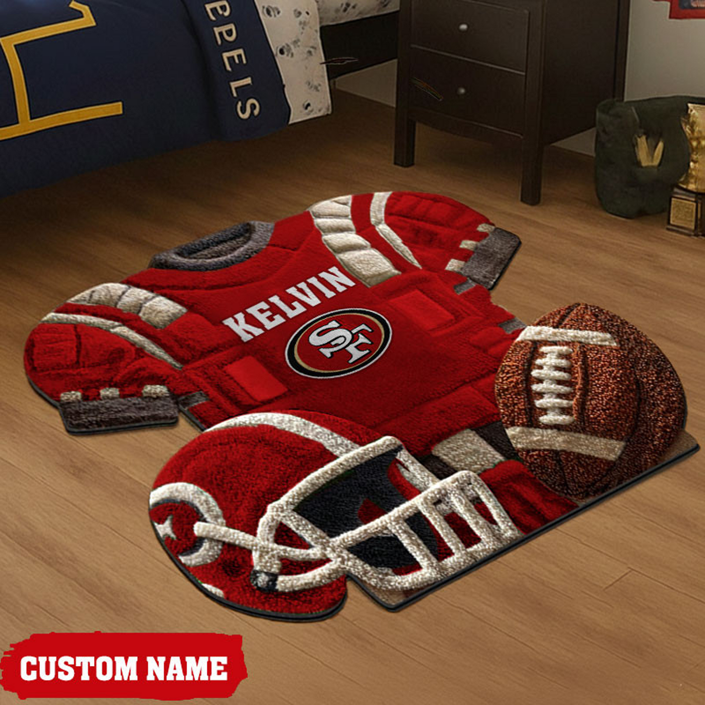 SF X New NFL Cashmere Rug For Home Custom Gift Any Name NAK NHT