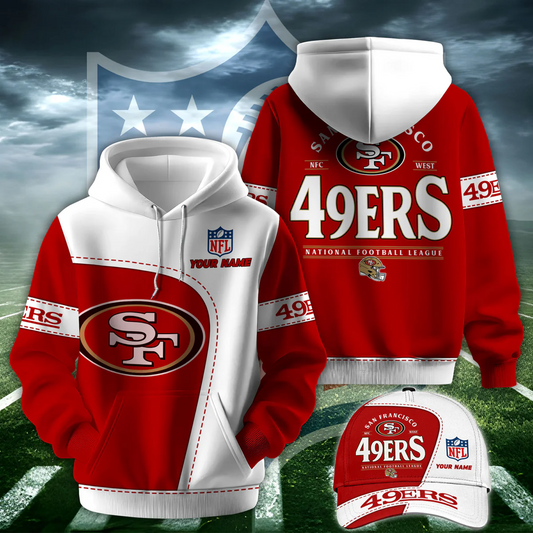 SF X NFL Classic Logo Limited Edition Hoodie And Cap NAK NHT