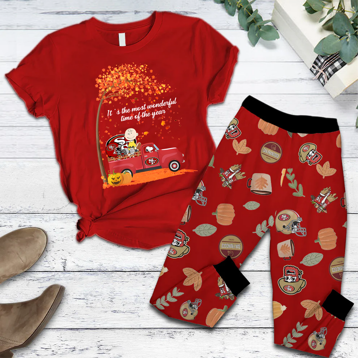 SF x NFL Pajamas Set DATND TANTD