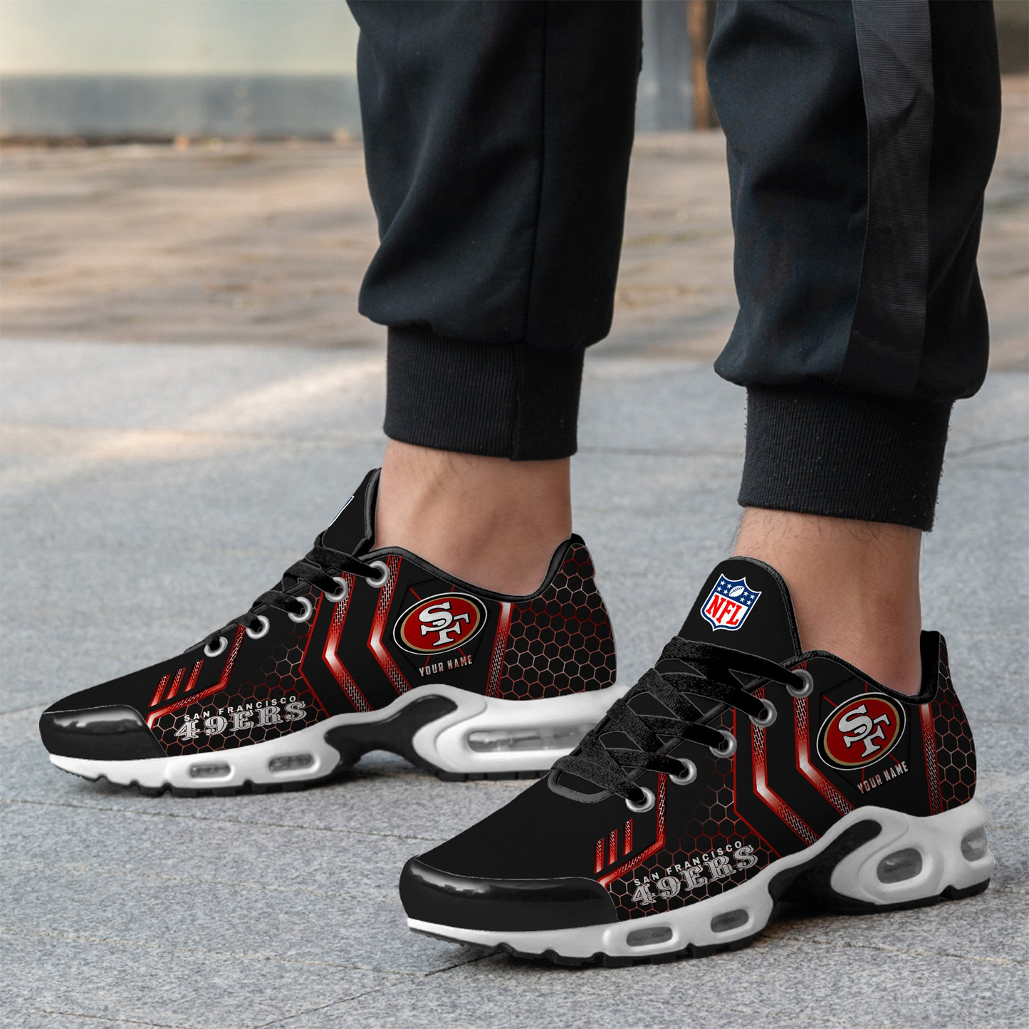 SF49 NFL Personalized Air Max Shoes Exclusive DDT CTND