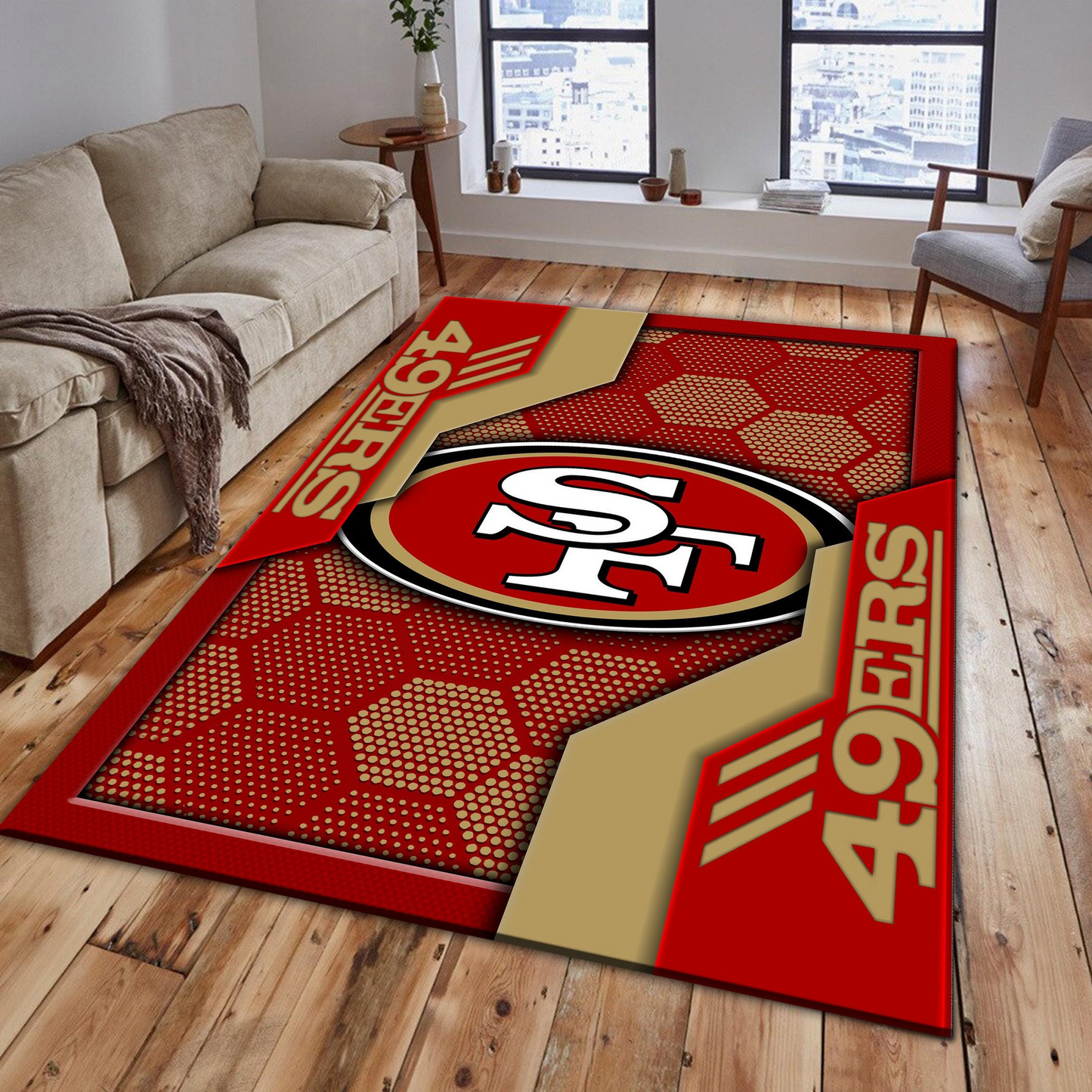 SF49 NFL V2 Premium Rug DDT CTND
